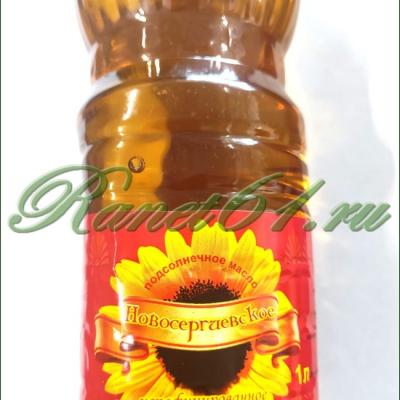 Масло подсолнечное ароматное пластик (1 л)