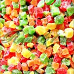 Ананас-кубики микс мелкий 3/5 (1кг)