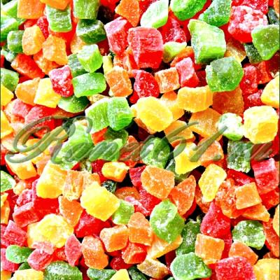 Ананас-кубики микс мелкий 3/5 (1кг)