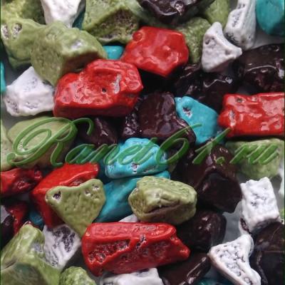 Камешки молочный шоколад в глазури (1кг)