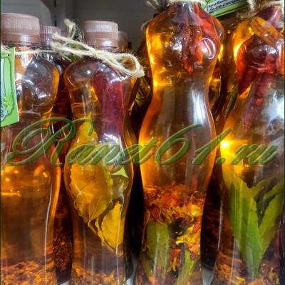 Масло с приправами девушка БОЛЬШАЯ (0,75л)